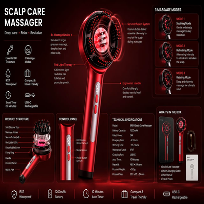 Premium Electric Head Scalp Massager